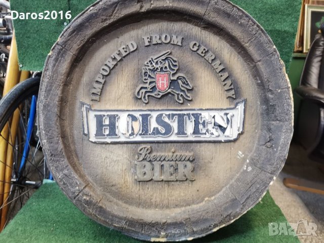 Страхотна реклама на бира Holsten , снимка 2 - Антикварни и старинни предмети - 39804259
