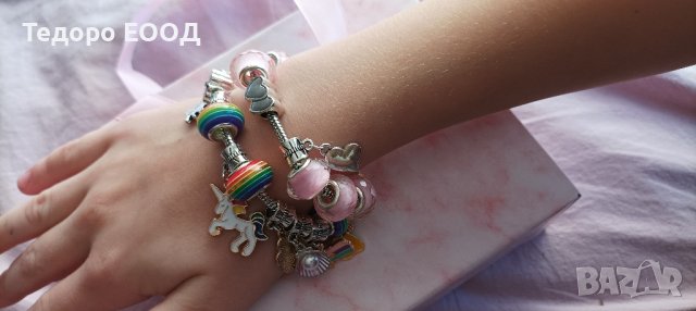 Творчески комплект за изработка на бижута тип Пандора гривни талисмани, снимка 6 - Бижутерийни комплекти - 43900337