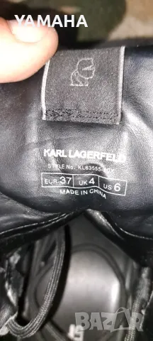 Karl  Lagerfeld  Дамски  Боти 37, снимка 11 - Дамски боти - 50393372