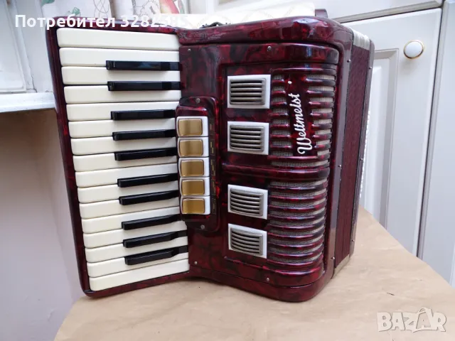 Акордеон Велтмайстер 40 баса, снимка 2 - Акордеони - 49400037