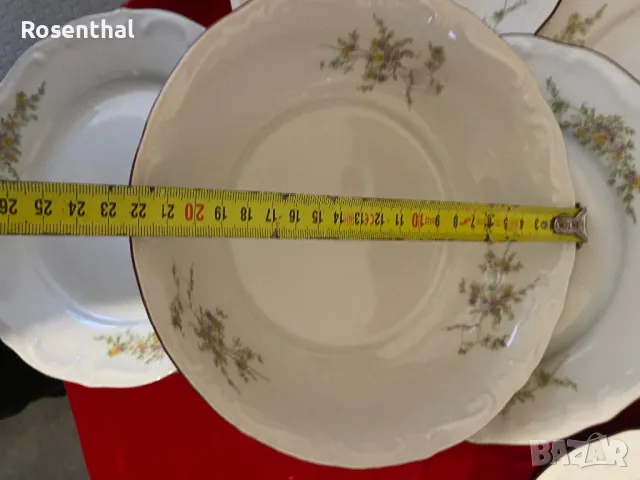 Сервиз от дълбоки плитки широки чинии на Изида, снимка 9 - Чинии - 48006834