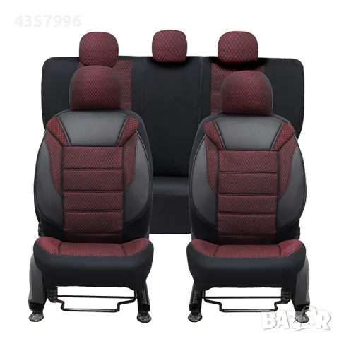 Тапицерия за седалки 1181 класико черно / бордо, снимка 2 - Аксесоари и консумативи - 48969923