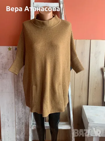 🧡🧡🧡 Oversized пуловер H&M🤍 с/м/л💛, снимка 1 - Блузи с дълъг ръкав и пуловери - 48327839