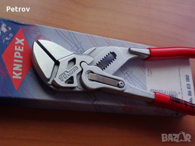 KNIPEX 86 03 180 - PROFI Многофункционални Клещи Ключ 180 mm, НОВИ, внос Germany, снимка 3 - Клещи - 25426003