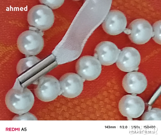 Красиво перлено колие, снимка 5 - Колиета, медальони, синджири - 51533553