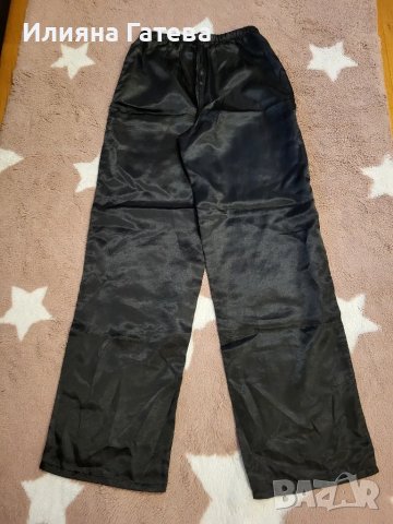 Сатенена пижама и халат р-р М обличани веднъж , снимка 5 - Пижами - 47326635