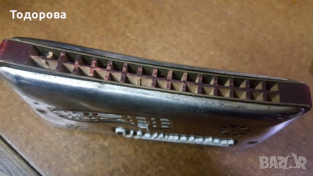 Старинна двустранна хармоника Weltmeister, снимка 2 - Антикварни и старинни предмети - 27275087