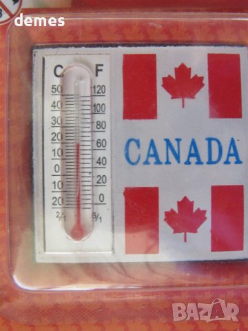 Магнит-термометър от Канада, снимка 6 - Колекции - 43329157