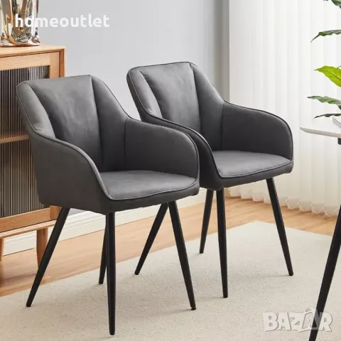 ПРОМОЦИЯ Трапезни столове с дамаска от PU кожа G-UDC22106GY