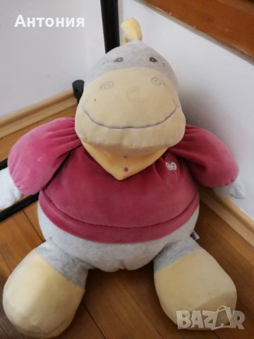 Голям плюшен хипопотам 