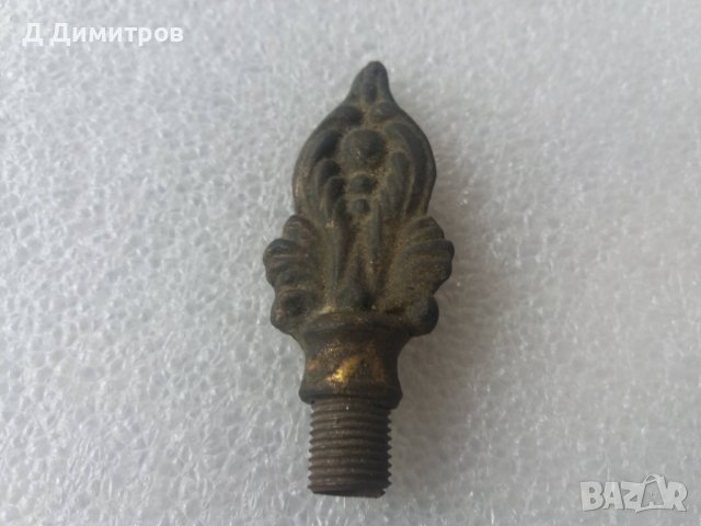 Емблема от антикварна лампа!, снимка 2 - Други ценни предмети - 40013838