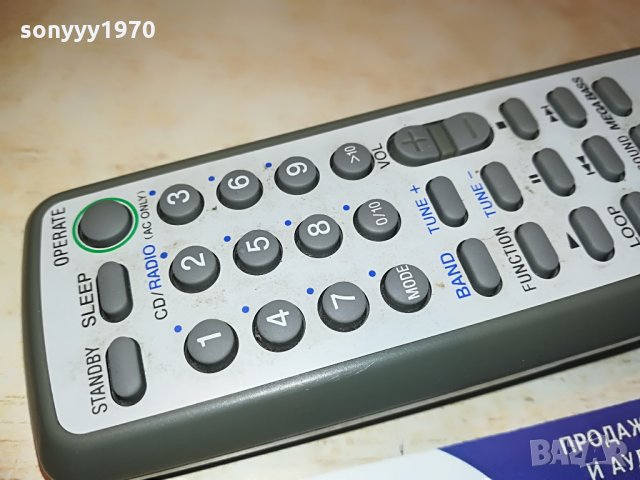 sony radio cassette remote control, снимка 11 - Други - 28404141