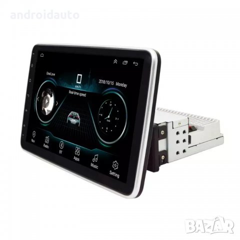 Универсална 1DIN 9" 360" flip Android Мултимедия/Навигация