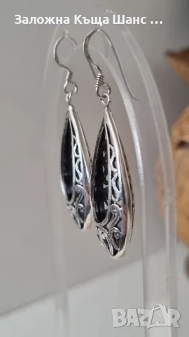 Vintage сребърни обеци 925 , снимка 2 - Обеци - 47300753