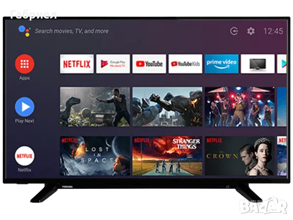 Телевизор Toshiba 43LA2063DG Led Smart tv , android tv , 43.0 “