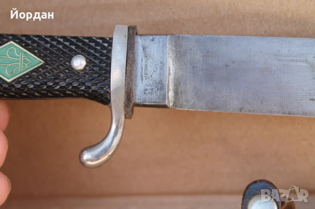 Стар Немски нож ''C.Jul.Herbertz'', снимка 12 - Други ценни предмети - 50474649