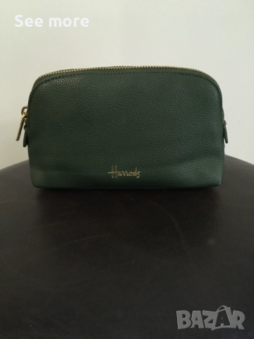 HARRODS  несесер естествена кожа