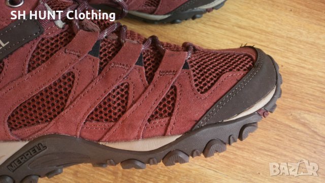 MERRELL Alverstone GORE-TEX Leather Shoes EUR 40,5 / UK 7 естествена кожа водонепромукаеми - 753, снимка 7 - Мъжки боти - 43762588