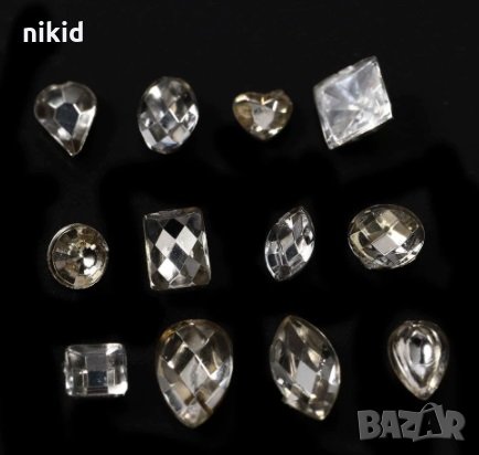 Камъни камъчета диаманти декорация бижу за нокти маникюр и др , снимка 2 - Продукти за маникюр - 33550903