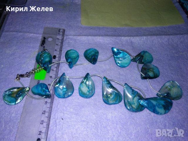 СЕДЕФЕНА ХИПАРСКИ СТИЛ ЛЯТНА КРАСИВА ХЕНД МЕЙД ОГЪРЛИЦА КОЛИЕ КРАЛСКИ СЕДЕФ 34676, снимка 3 - Колиета, медальони, синджири - 39177574