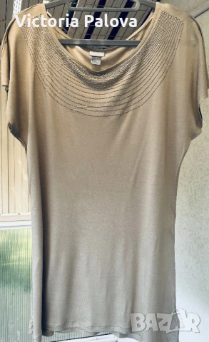 Тънка нежна блуза H&M 100% вискоза, снимка 11 - Корсети, бюстиета, топове - 50959048