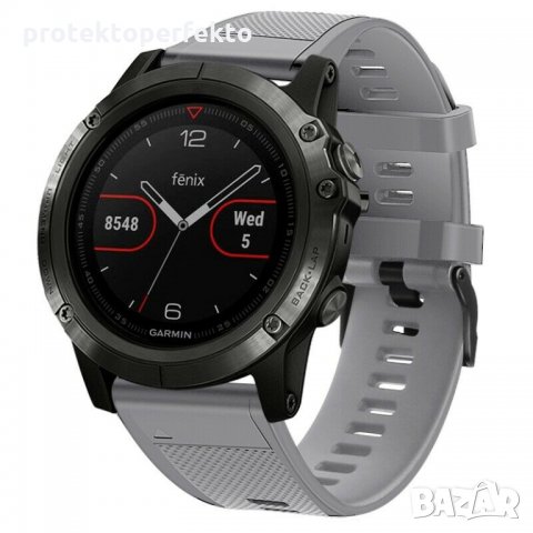Силиконова каишка GARMIN Fenix 6, 6X, Pro, Solar лилав цвят, снимка 15 - Каишки за часовници - 35580446