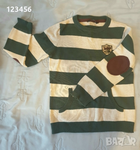 Детска фланелка, пуловер за момче 5-6год.