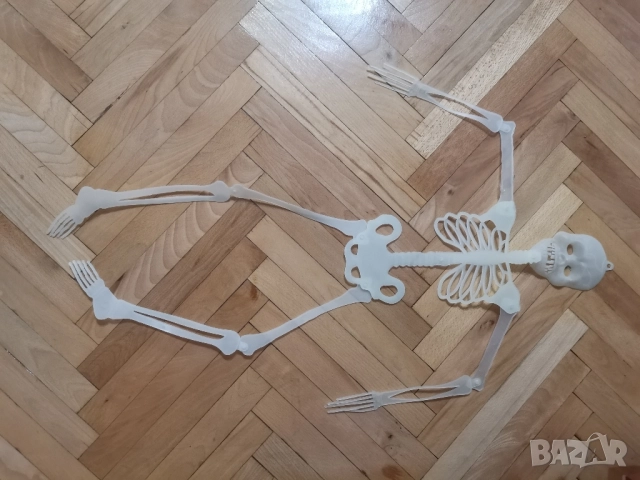 Хелоуин украса скелет лампи прилеп, снимка 11 - Други - 52216883