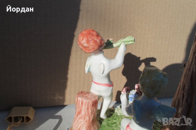 Стара порцеланова лампа, снимка 9 - Колекции - 40196581