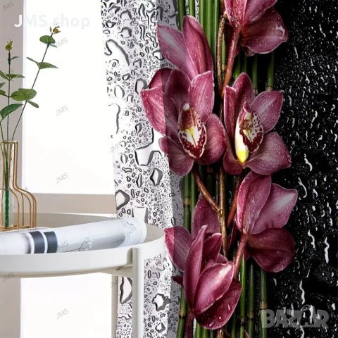 2бр. Зашеметяваща флорална завеса с водни мъниста за декор на всекидневна и трапезария, 5размера, снимка 7 - Пердета и завеси - 43804383