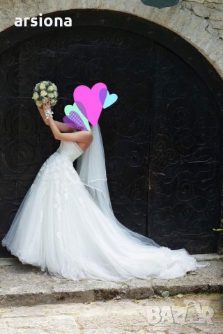 Дизайнерска булчинска рокля San Patrick (Pronovias) , снимка 3 - Сватбени рокли - 11139956