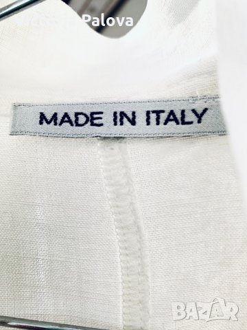 Красиво италианско яке-риза,лен 100%, снимка 10 - Якета - 35173246