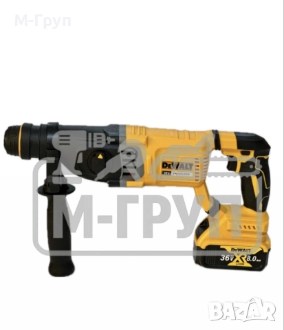Комплект Девалт 4в1 Ъглошлайф,Винтоверт,Гайковерт и Перфоратор, снимка 5 - Други машини и части - 51743620