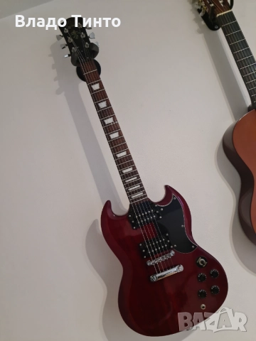 Електрическа китара SG style custom, снимка 4 - Китари - 52142679