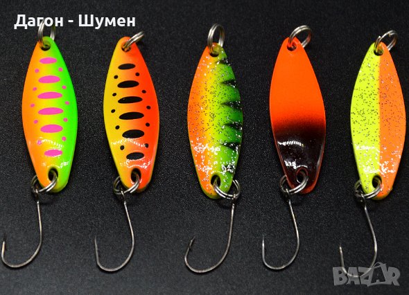 Комплект от 5 бр. клатушки - 3.5 гр./4.5 см.