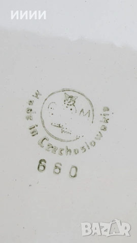 Порцеланов поднос, снимка 3 - Антикварни и старинни предмети - 53321914