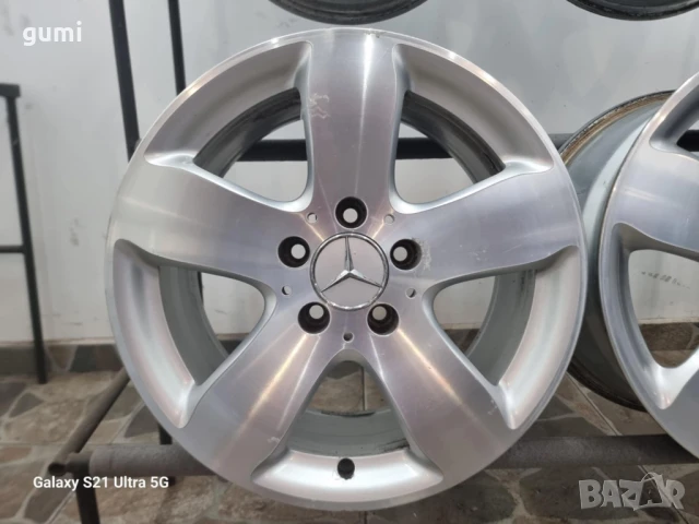 4бр 16ски джанти за  MERCEDES 5х112мм A160901 , снимка 1