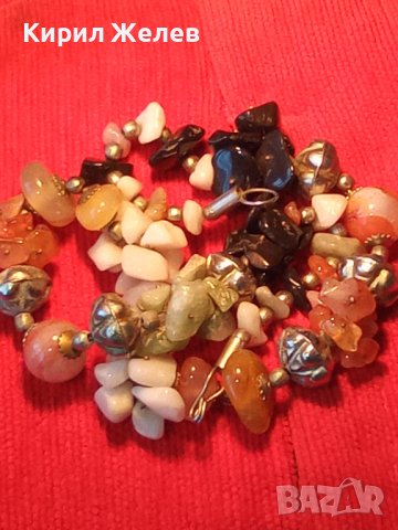 СТАР БРОНЗОВ НАКИТ ГЕРДАН КОЛИЕ с БРОНЗ и ХАЛЦЕДОН 13854, снимка 11 - Антикварни и старинни предмети - 29555795