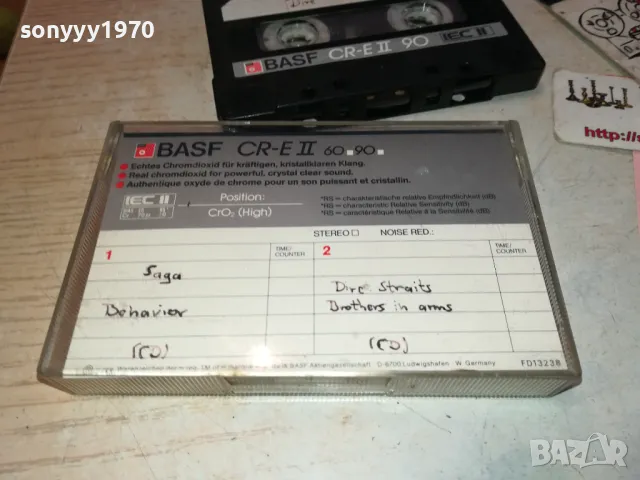 BASF CR-E II 90 DIRE STRAITS/SAGA-ВНОС SWISS 2111241112, снимка 13 - Аудио касети - 48048924
