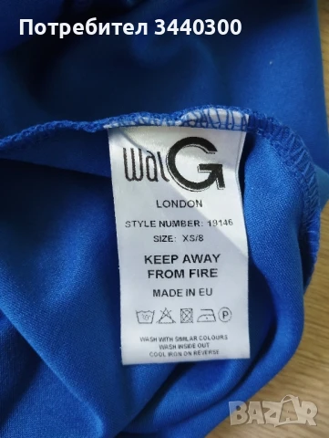 синя рокля walG, снимка 4 - Рокли - 50725034