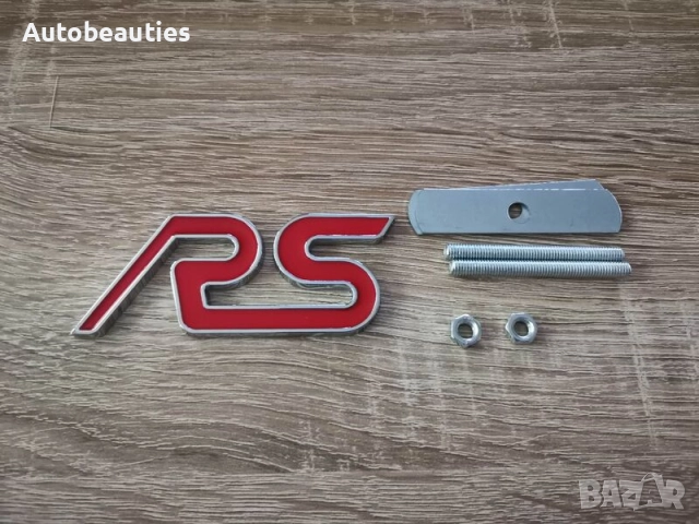 червена емблема за решетка Ford RS