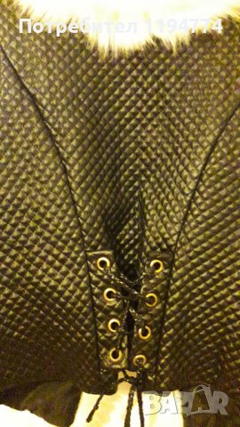 Елек кожа и пух, снимка 6 - Елеци - 38572202