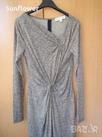 Рокля Michael Kors със змийски принт, размер XS  , снимка 5 - Рокли - 51952587