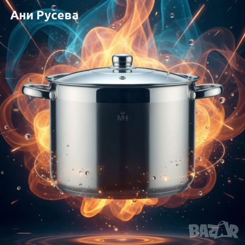 Неръждаема тенджера - MERCURY HAUS COSMO PREMIUM , снимка 9 - Прибори за хранене, готвене и сервиране - 53501462