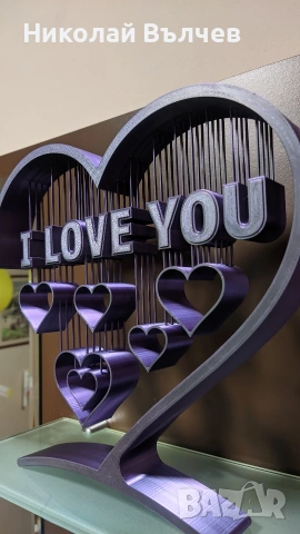 Дизайнерска 3D Скулптура "Вечна Любов" – Уникален Подарък за Специални Моменти, снимка 9 - Романтични подаръци - 53244816