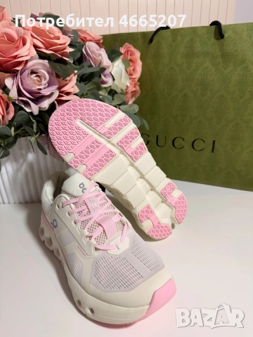 On Cloudrunner 2 Pink/White, снимка 4 - Маратонки - 52595441