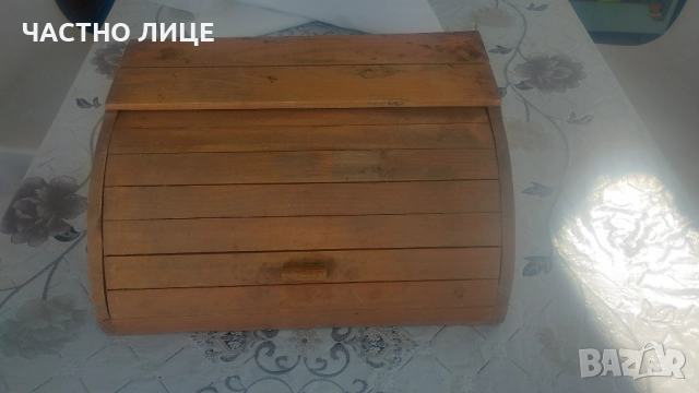 Дървена кутия за хляб, снимка 4 - Кутии за храна - 51595437
