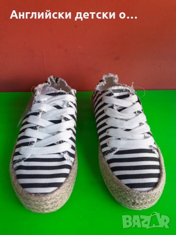 Английски детски еспадрили-NEXT, снимка 4 - Детски обувки - 28299631