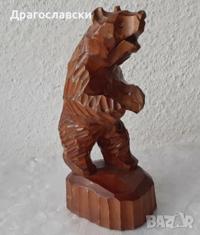 Дървени: мечка. куче, дакел, антилопа, животно дървена фигура пластика дърворезба, снимка 12 - Декорация за дома - 28880054