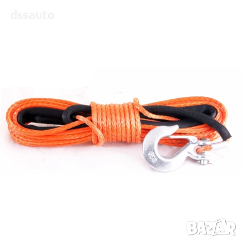 Синтетично въже за лебедка 6мм 15м 3.6т (7937 lbs)